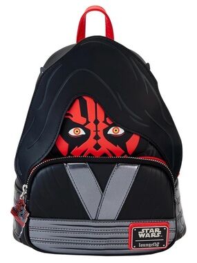 Star Wars Phantom Menace 25th Anniversary Mini Backpack Darth Maul by Loungefly